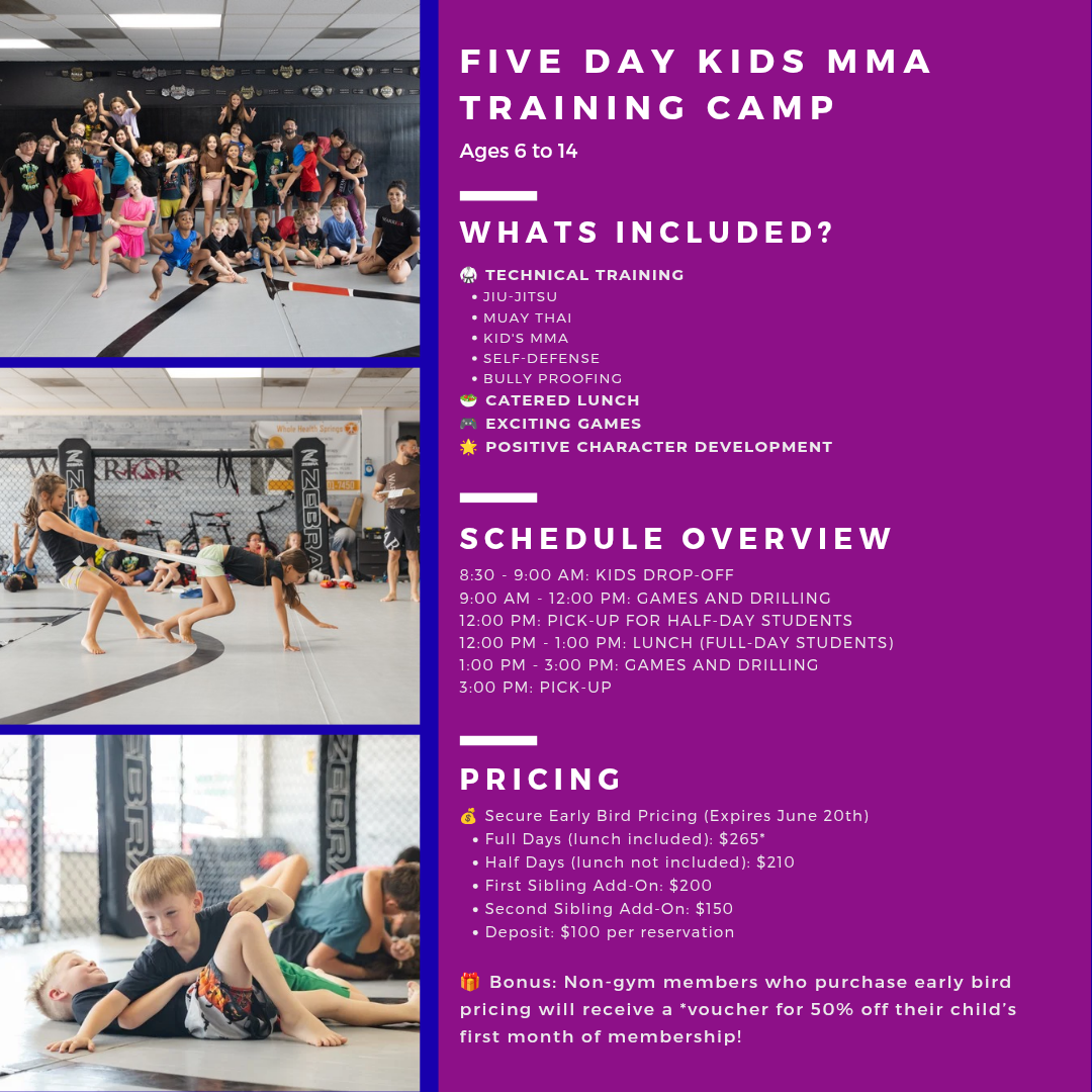 Warrior Kids MMA Camp 2026