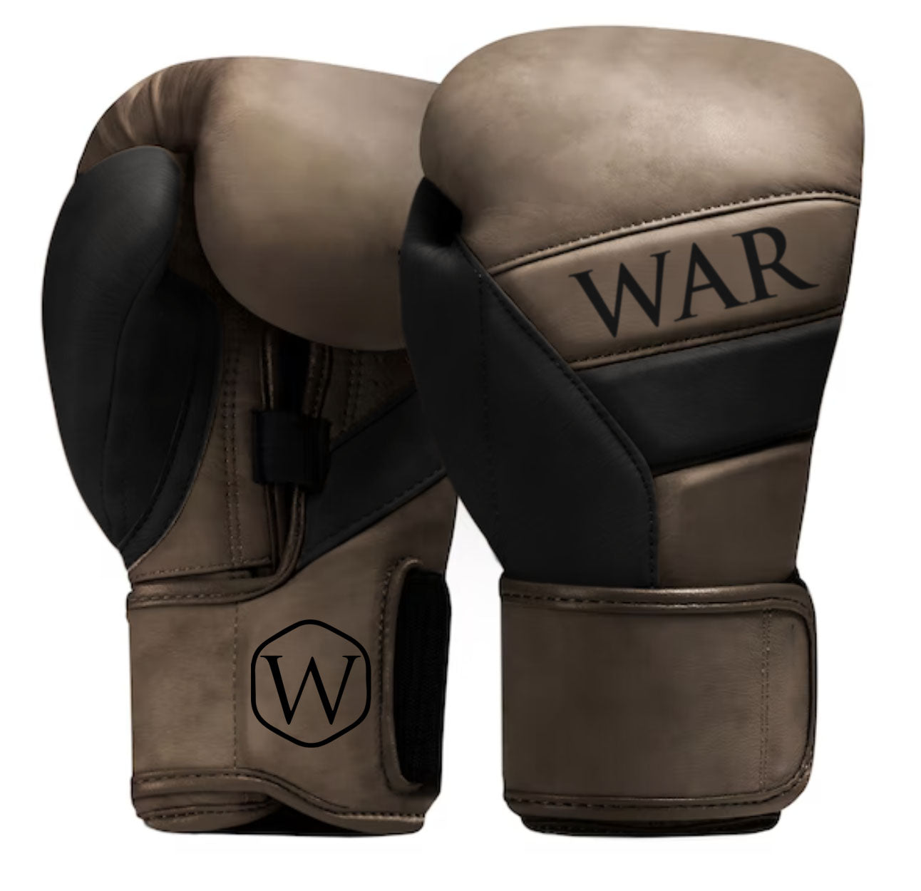 WAR Leather Boxing Gloves