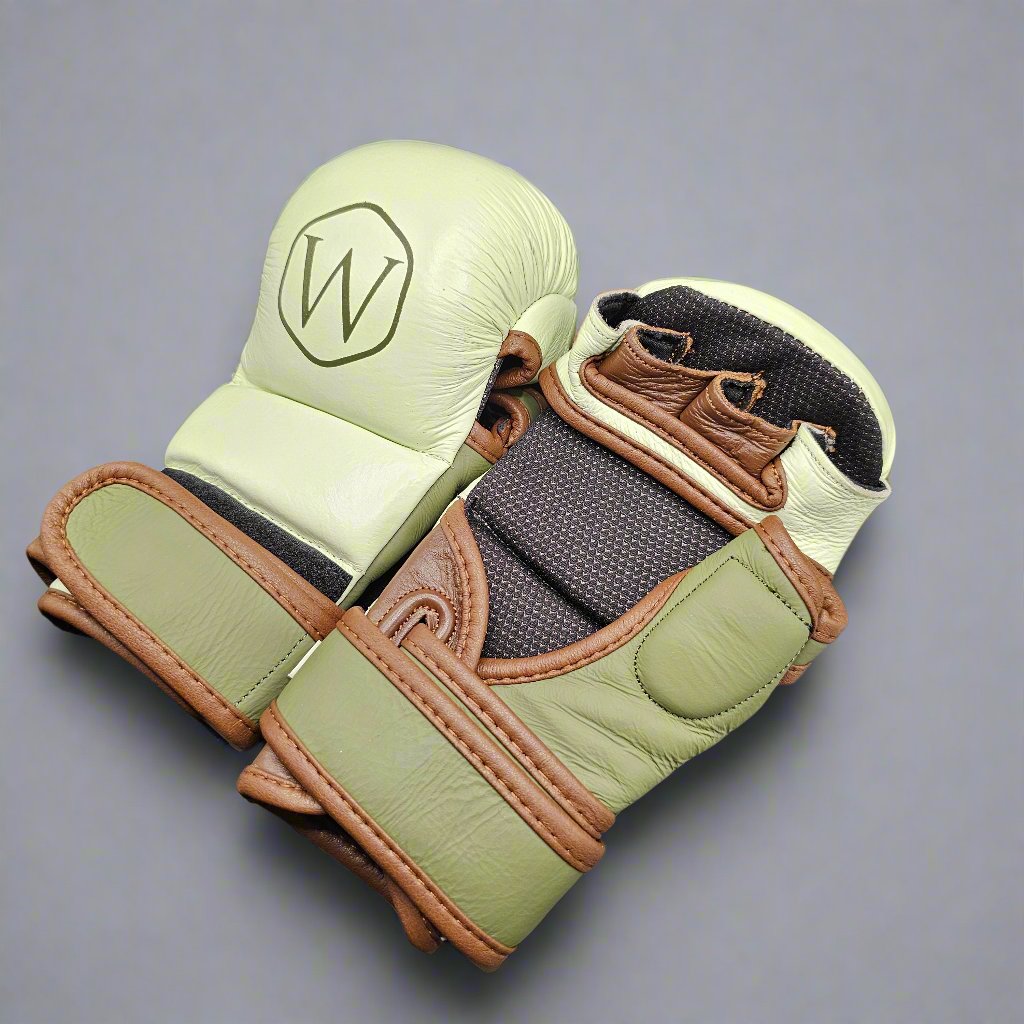 WAR Leather MMA Gloves (7 oz)