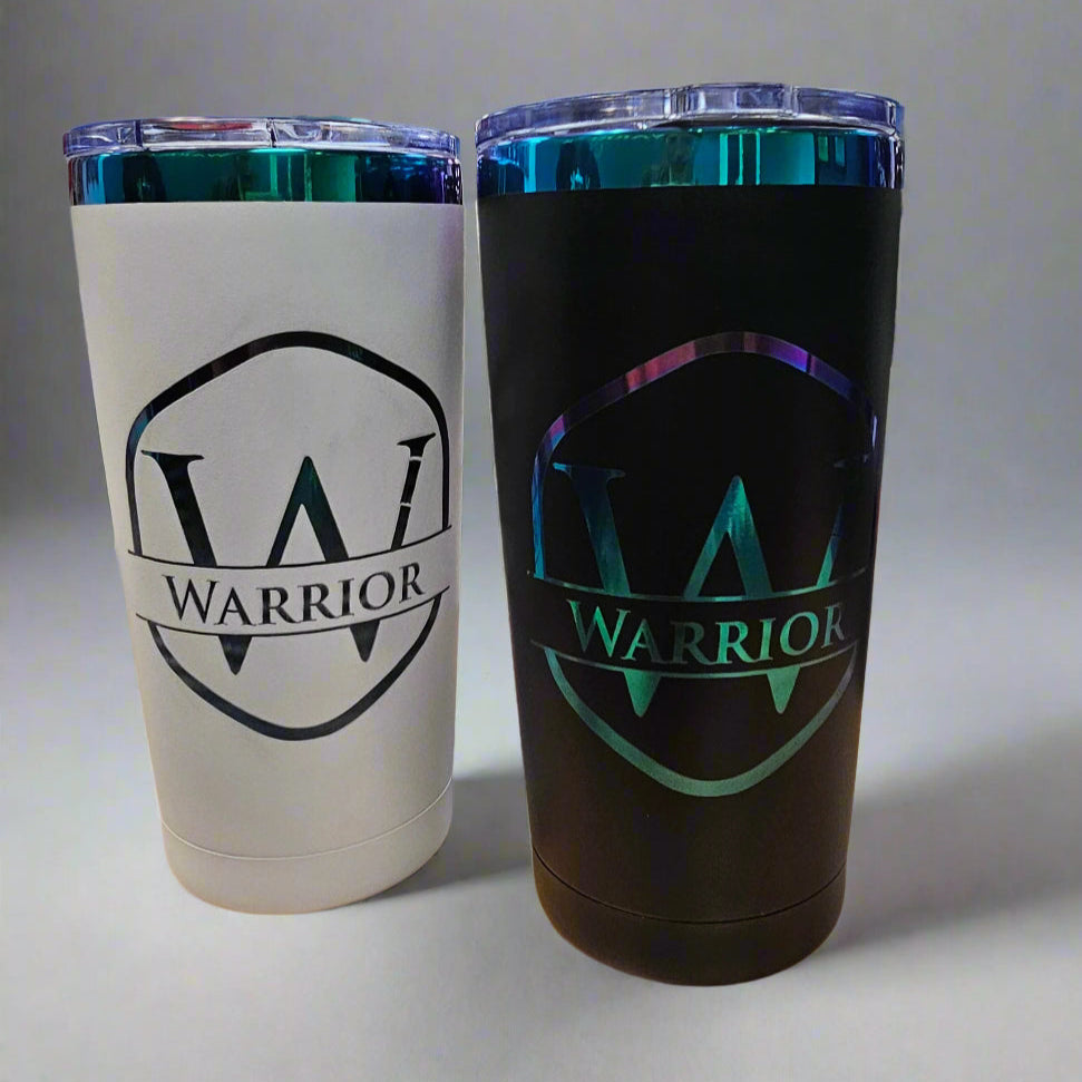 Holographic Warrior Tumbler 20 oz